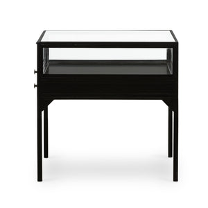 Shadow Box End Table - Black