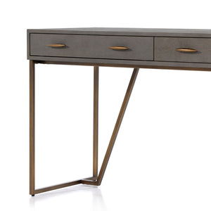 SHAGREEN DESK-GREY