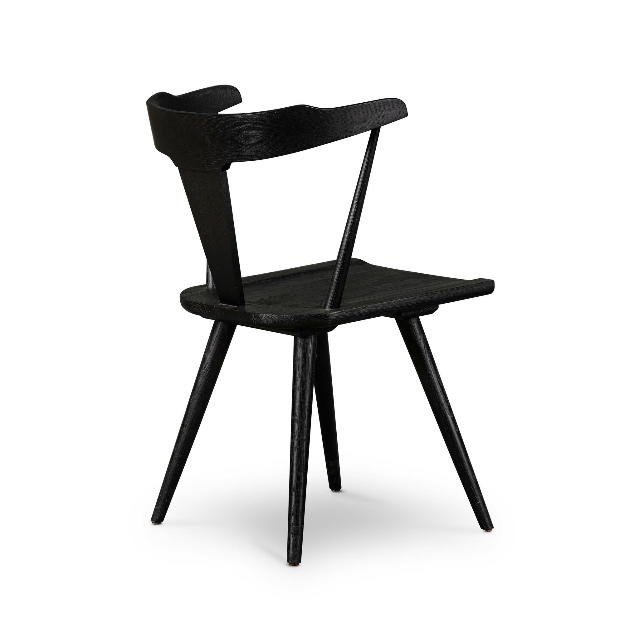 Ripley Windsor Dining Chair Black Oak Scenario Home
