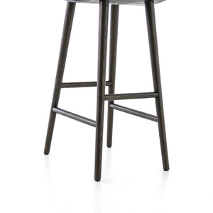 Union Saddle Bar Stool - Light Carbon