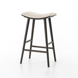 Union Saddle Bar Stool - Light Carbon