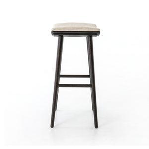 Union Saddle Bar Stool - Light Carbon