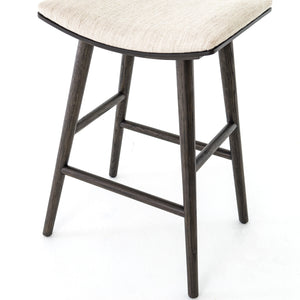 Union Saddle Counter Stool - Light Carbon