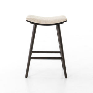 Union Saddle Counter Stool - Light Carbon