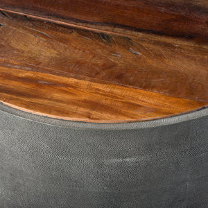 Crosby Round Coffee Table - Grey
