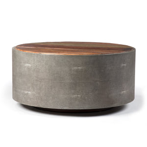 Crosby Round Coffee Table - Grey