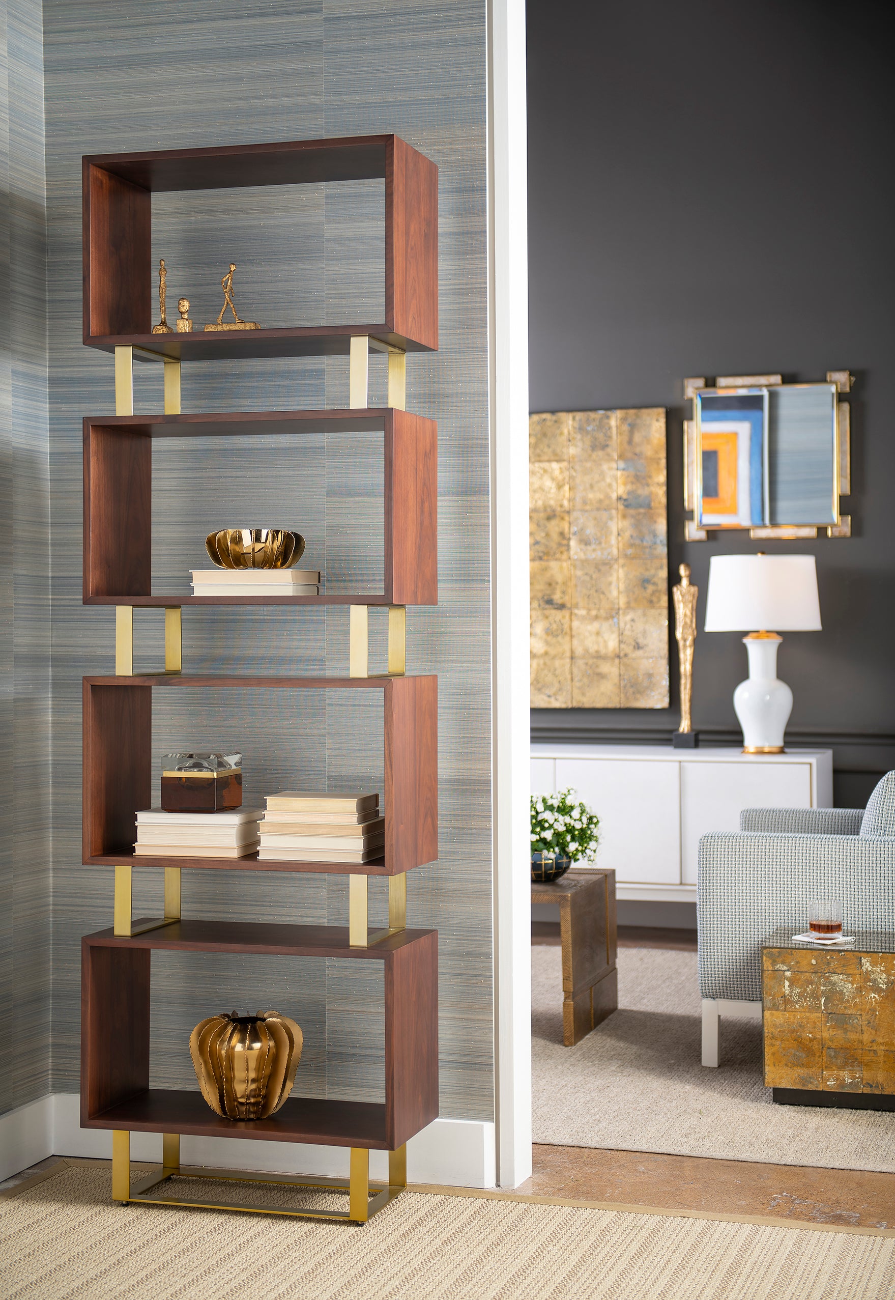 Etagere - Black Walnut | Victor Collection | Villa & House