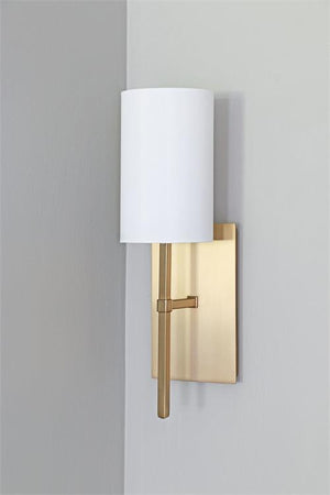 Veronica 1 Light Aged Brass Wall Mount