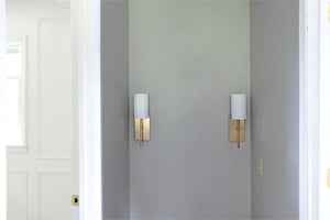 Veronica 1 Light Aged Brass Wall Mount