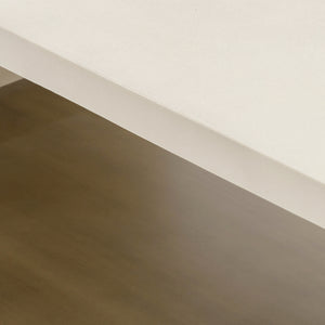 Hugo Concrete Coffee Table - White
