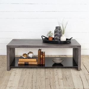 Hugo Concrete Coffee Table - Grey