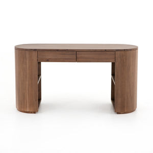 Pilar Desk-Caramel Brown Veneer