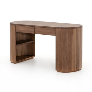 Pilar Desk-Caramel Brown Veneer