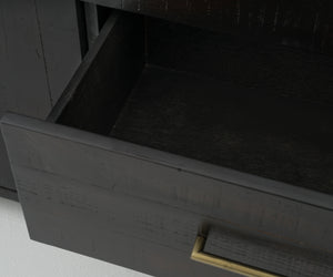 Suki Large Media Console - Burnished Black
