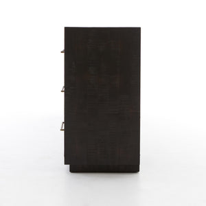 Suki Large Media Console - Burnished Black