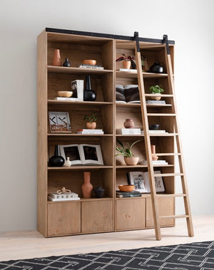 Bane Bookshelf-Smoked Pine