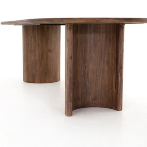 Paden Dining Table-Seasoned Brown Acacia