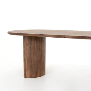 Paden Dining Table-Seasoned Brown Acacia