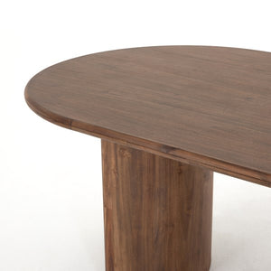 Paden Dining Table-Seasoned Brown Acacia