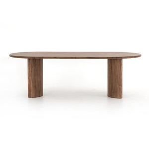 Paden Dining Table-Seasoned Brown Acacia