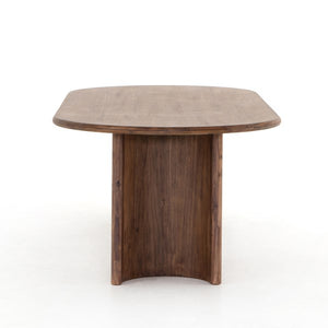 Paden Dining Table-Seasoned Brown Acacia