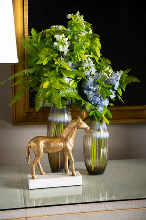 Large Vase in Amber Smoke | Pietro Collection | Villa & House
