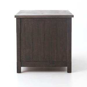 Ian Wood Kitchen Island - Rubbed Black