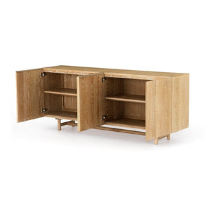 Mika Dining Sideboard-Wwashed Oak Veneer
