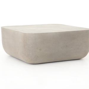IVAN SQUARE COFFEE TABLE-GREY CONCRETE