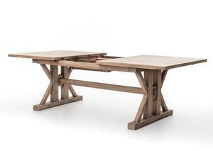 Tuscanspring Extension Dining Table 72"/96" - Sundried Wheat Finish