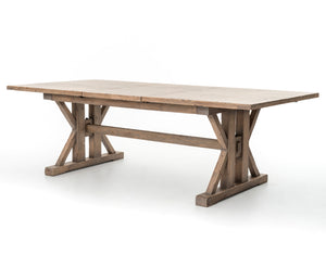 Tuscanspring Extension Dining Table 72"/96" - Sundried Wheat Finish