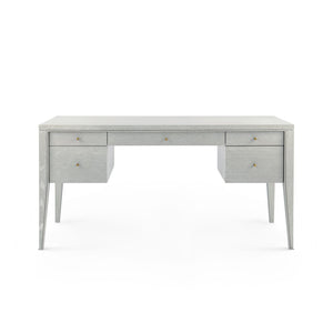 5-Drawer Desk in Gray | Paola Collection | Villa & House