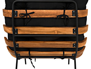 Hanzo Chair with Metal Legs, Teak