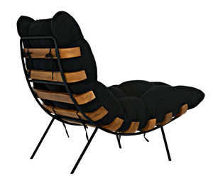 Hanzo Chair with Metal Legs, Teak
