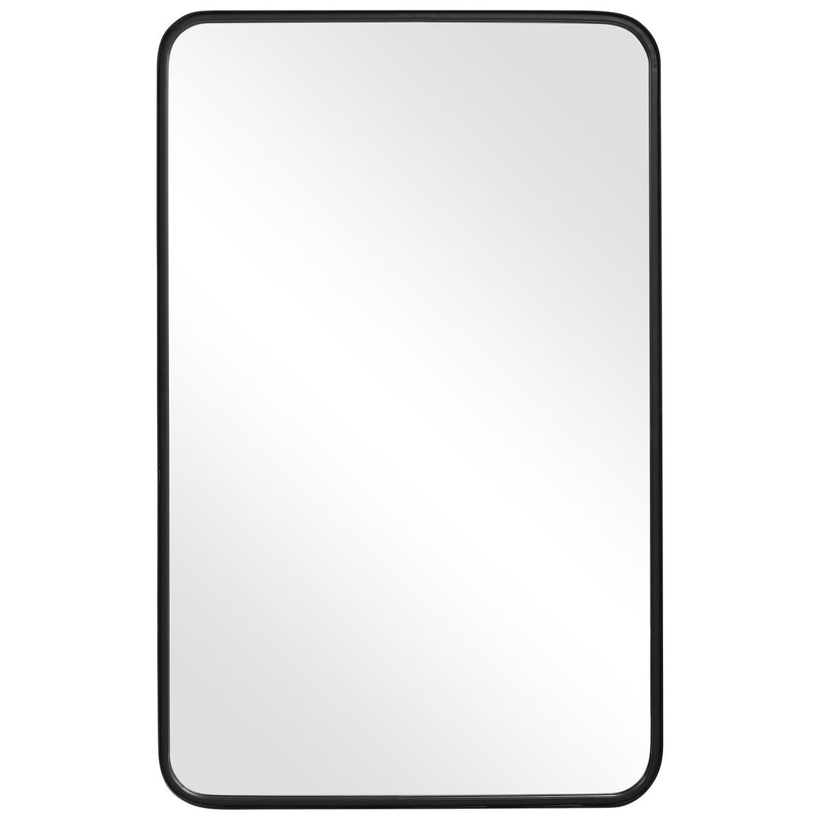 Mirror - Satin Black Metal Frame
