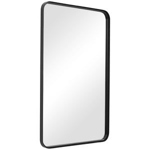 Mirror - Satin Black Metal Frame