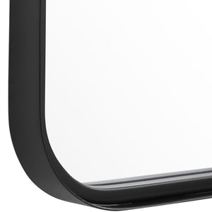 Mirror - Satin Black Metal Frame