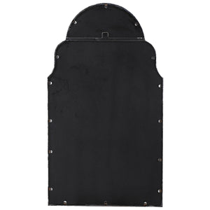 Queen Anne Framed Mirror - Silver Leaf