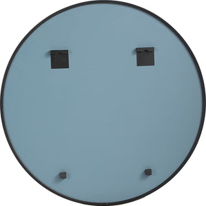 Modern Round Mirror - Matte Black