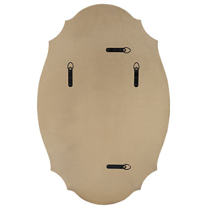 Edged Frame Mirror - Lightly Antique Metallic Gold