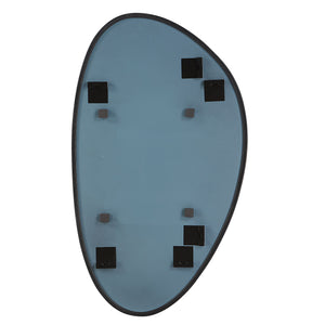 Asymmetrical Frame Modern Mirror- Matte Black