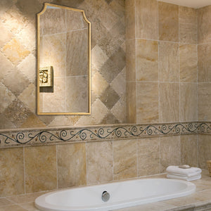 Gold Leaf Finish Mirror