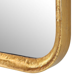 Lightly Antique Gold Leaf with Glaze Mirror