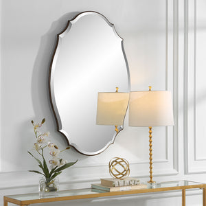Arched Mirror- Antique Gold Finish