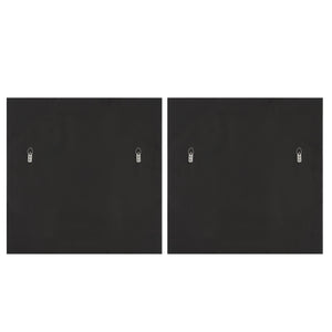 Beveled Frameless Square Mirrors-Set o 2