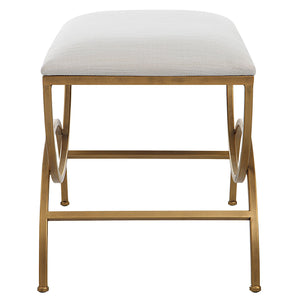 Curved Leg Accent Stool