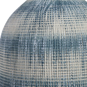Blue and White Batik Table Lamp