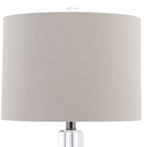 Dark Antique Nickel with Crystal Lamp