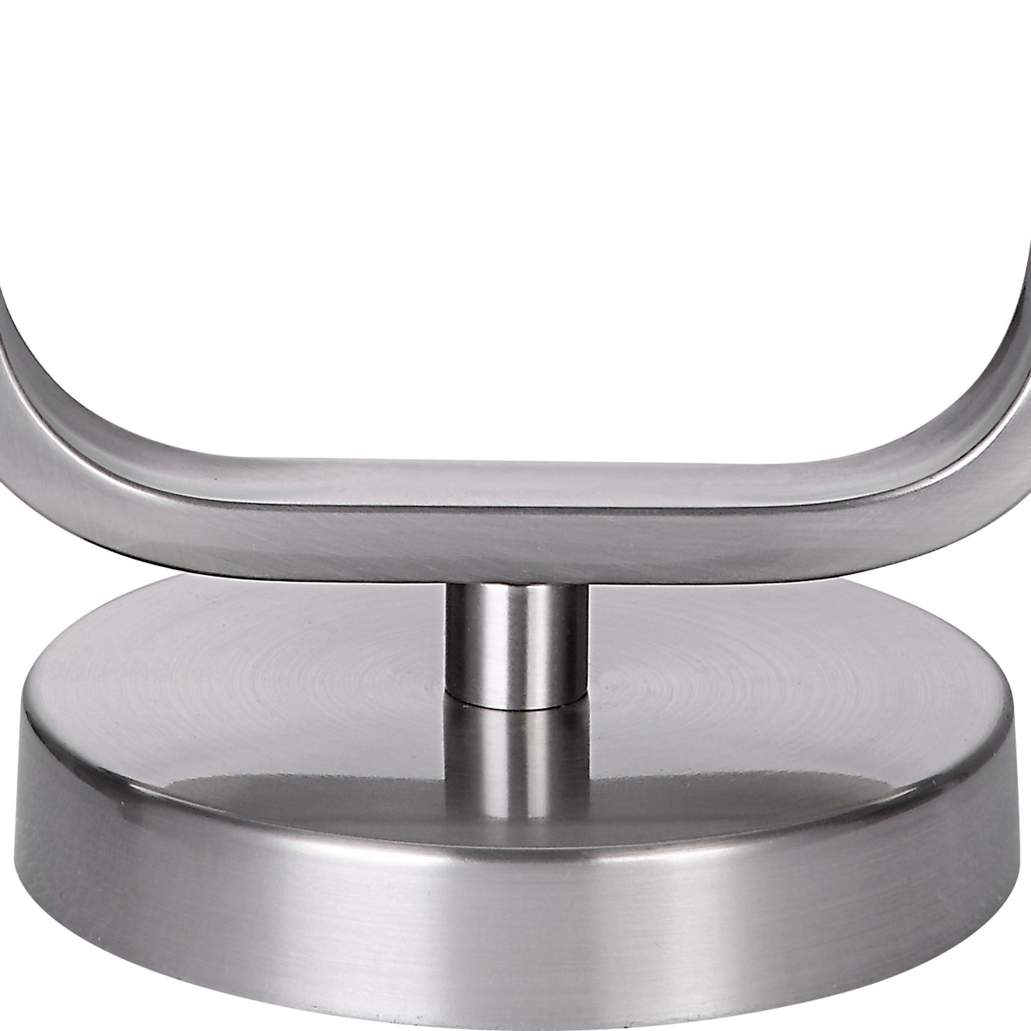 Rounded Corner Table Lamp-Brushed Nickel - Scenario Home