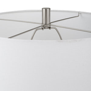 Navy Wave Base Accent Lamp